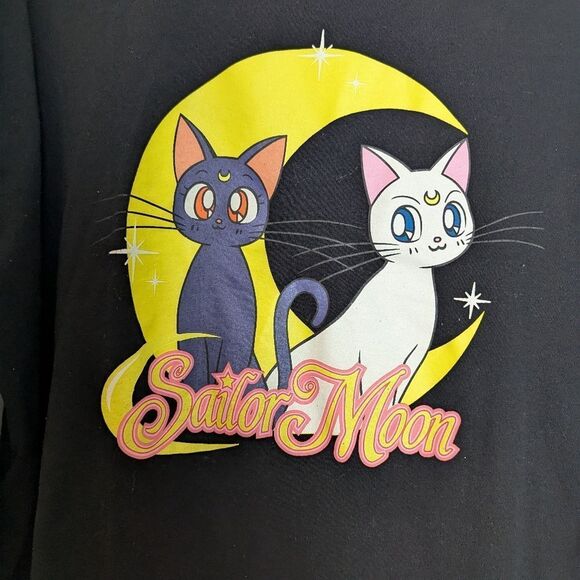 Sailor Moon Luna & Artemis Long Sleeve Tee – Size M - Picture 3 of 8